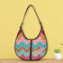 Multicoloured Geometric Half Moon Hobo Bag - Uncommongifts.in